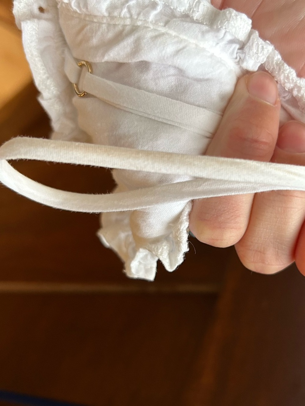 Hill house Dottie dress, eyelet white xxs - Picture 6 of 8